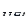 Logo de coffre noir badge pour BMW Série 1 (E81, F20), 116i