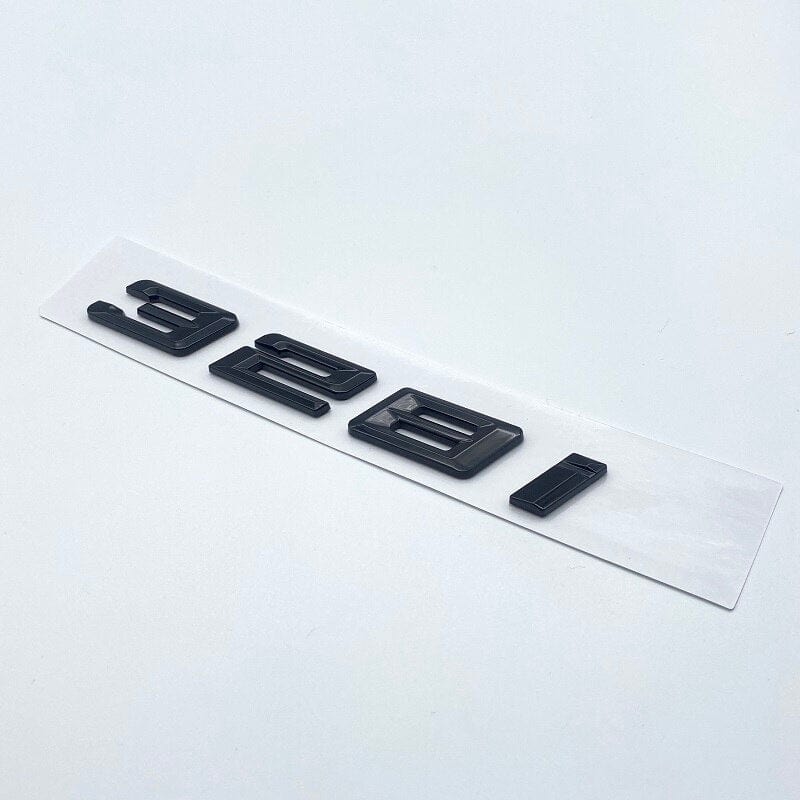 Logo de coffre noir badge pour BMW Série 3 (E36, E46, E92, F30)