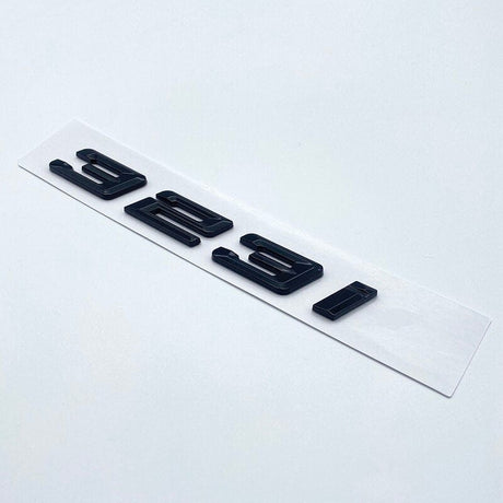 Logo de coffre noir badge pour BMW Série 3 (E36, E46, E92, F30), vue 3