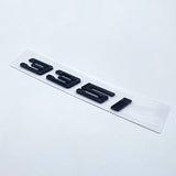 Logo de coffre noir badge pour BMW Série 3 (E36, E46, E92, F30), 335i