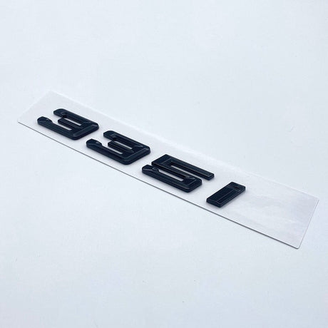 Logo de coffre noir badge pour BMW Série 3 (E36, E46, E92, F30), 335i