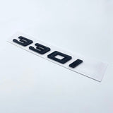 Logo de coffre noir badge pour BMW Série 3 (E36, E46, E92, F30), vue 6