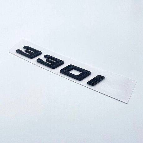 Logo de coffre noir badge pour BMW Série 3 (E36, E46, E92, F30), vue 6