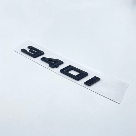 Logo de coffre noir badge pour BMW Série 3 (E36, E46, E92, F30), 340i