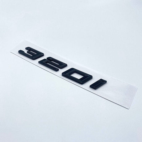 Logo de coffre noir badge pour BMW Série 3 (E36, E46, E92, F30), vue 9
