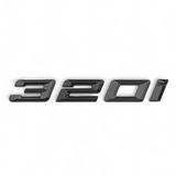 Logo de coffre noir badge pour BMW Série 3 (E36, E46, E92, F30), 320i