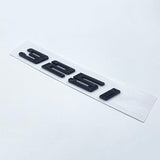 Logo de coffre noir badge pour BMW Série 3 (E36, E46, E92, F30), vue 13