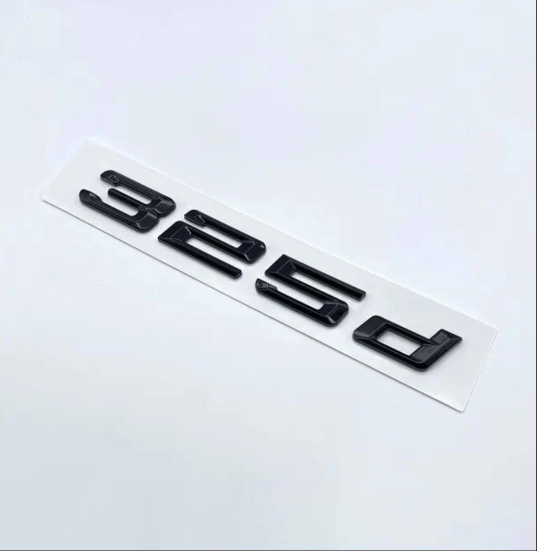 Logo de coffre noir badge pour BMW Série 3 (E36, E46, E92, F30), vue 19