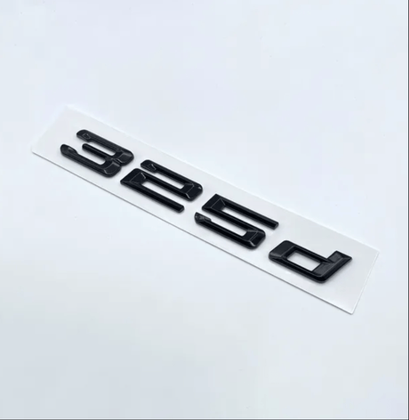 Logo de coffre noir badge pour BMW Série 3 (E36, E46, E92, F30), vue 19