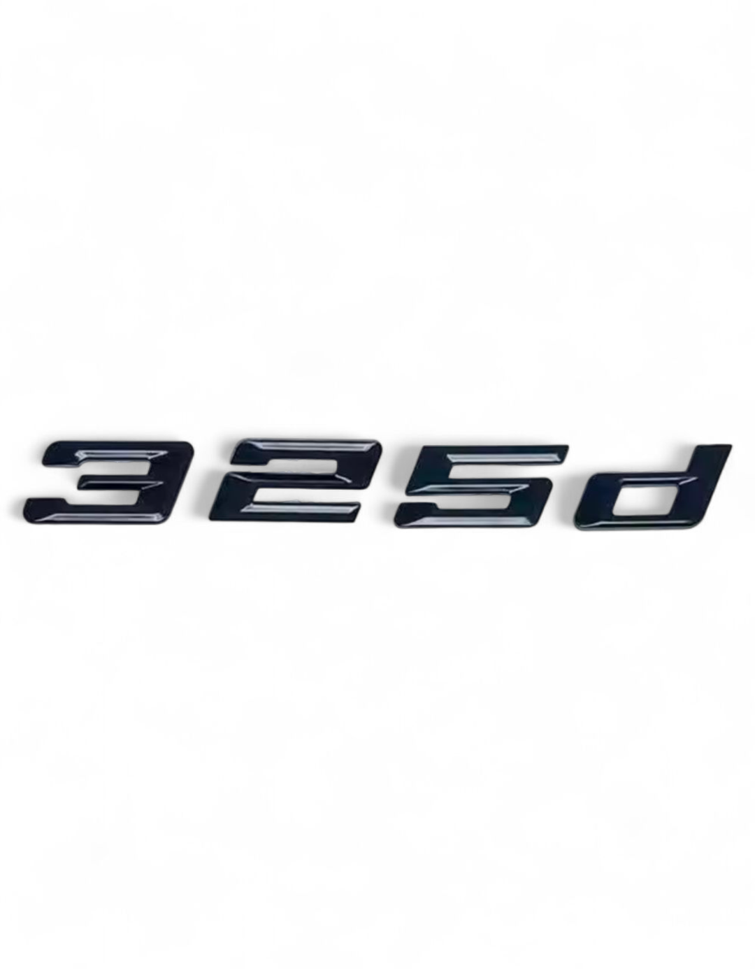 Logo de coffre noir badge pour BMW Série 3 (E36, E46, E92, F30), 325d