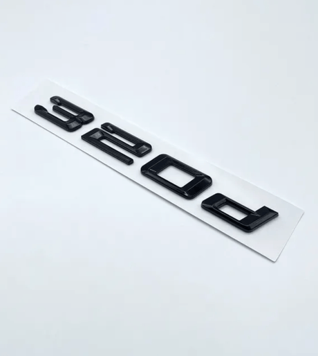 Logo de coffre noir badge pour BMW Série 3 (E36, E46, E92, F30), vue 21