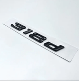 Logo de coffre noir badge pour BMW Série 3 (E36, E46, E92, F30), vue 23