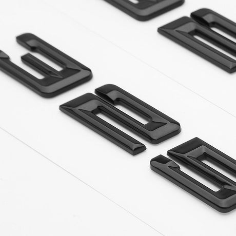 Logo de coffre noir badge pour BMW Série 3 (E36, E46, E92, F30), vue 27