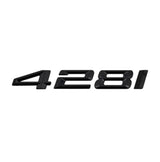 Logo de coffre noir badge pour BMW Série 4 F32, 428i