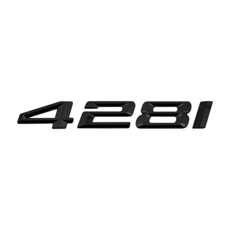Logo de coffre noir badge pour BMW Série 4 F32, 428i