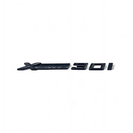 Logo de coffre noir badge pour BMW X3 xDrive, xDrive 30i