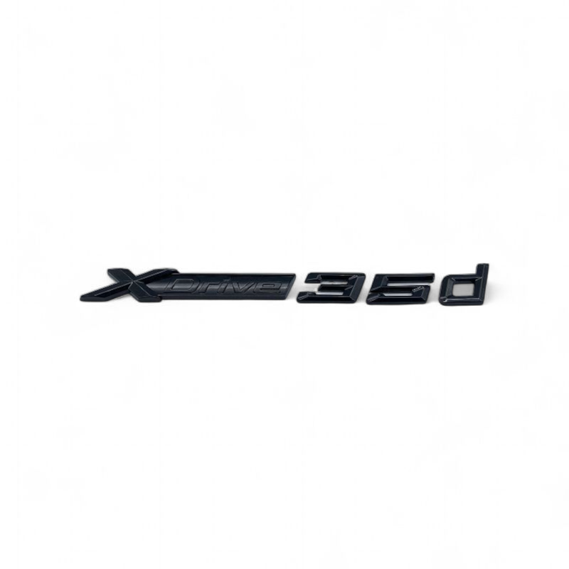 Logo de coffre noir badge pour BMW X4 xDrive, xDrive 35d