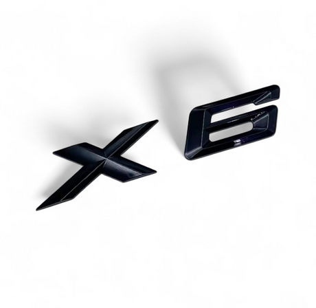Logo de coffre noir badge pour BMW X6 xDrive