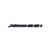 Logo de coffre noir badge pour BMW X6 xDrive, vue 2
