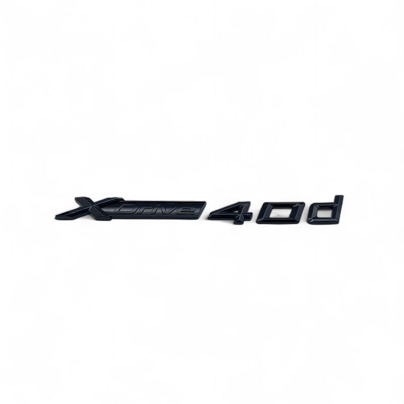 Logo de coffre noir badge pour BMW X6 xDrive, xDrive 40d