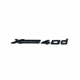 Logo de coffre noir badge pour BMW X6 xDrive, xDrive 40d