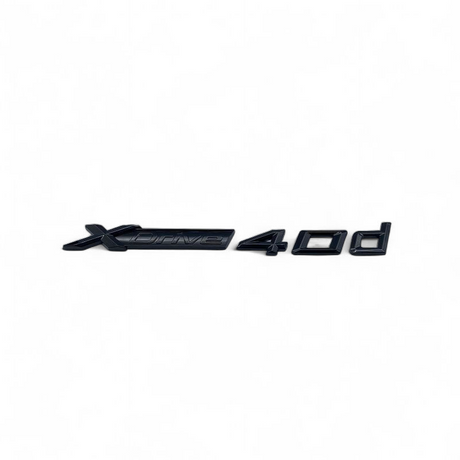 Logo de coffre noir badge pour BMW X6 xDrive, xDrive 40d