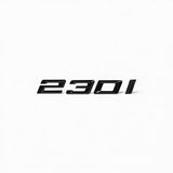 Logo de coffre noir badge de motorisation pour BMW Série 2 F22, 230i