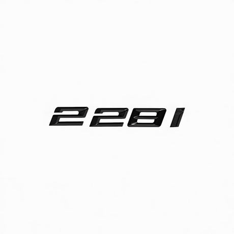 Logo de coffre noir badge de motorisation pour BMW Série 2 F22, 228i