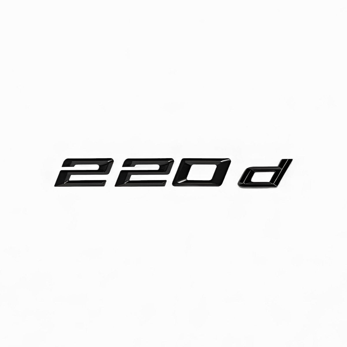 Logo de coffre noir badge de motorisation pour BMW Série 2 F22, 220d