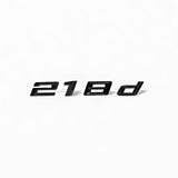 Logo de coffre noir badge de motorisation pour BMW Série 2 F22, 218d