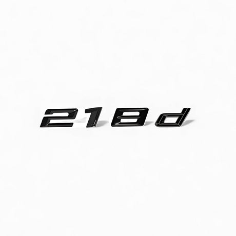 Logo de coffre noir badge de motorisation pour BMW Série 2 F22, 218d