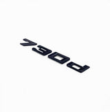 Logo de coffre noir badges pour BMW Série 7 (E38, E65, F01), 730d