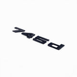 Logo de coffre noir badges pour BMW Série 7 (E38, E65, F01), 745d