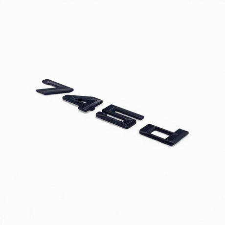 Logo de coffre noir badges pour BMW Série 7 (E38, E65, F01), 745d
