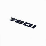 Logo de coffre noir badges pour BMW Série 7 (E38, E65, F01), 760i