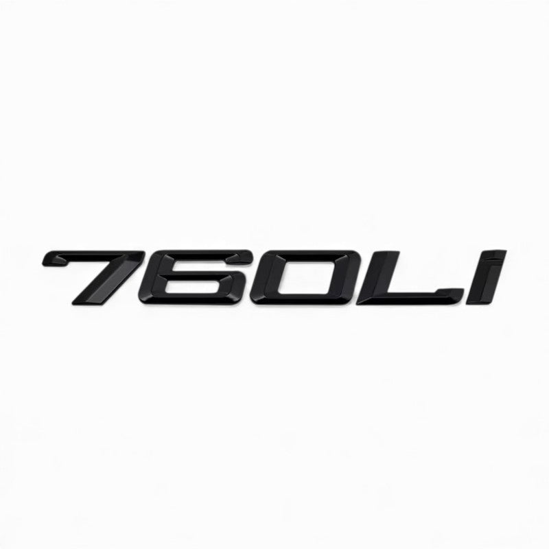 Logo de coffre noir badges pour BMW Série 7 (E38, E65, F01), vue 11