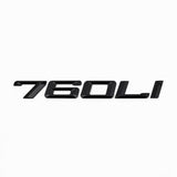 Logo de coffre noir badges pour BMW Série 7 (E38, E65, F01), vue 11
