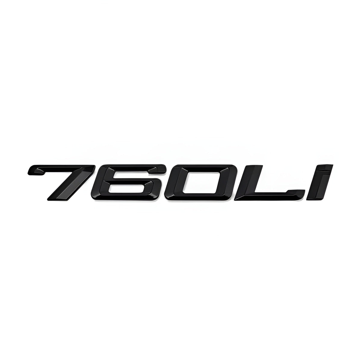 Logo de coffre noir badges pour BMW Série 7 (E38, E65, F01), 760Li