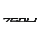 Logo de coffre noir badges pour BMW Série 7 (E38, E65, F01), 760Li