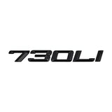 Logo de coffre noir badges pour BMW Série 7 (E38, E65, F01), 730Li