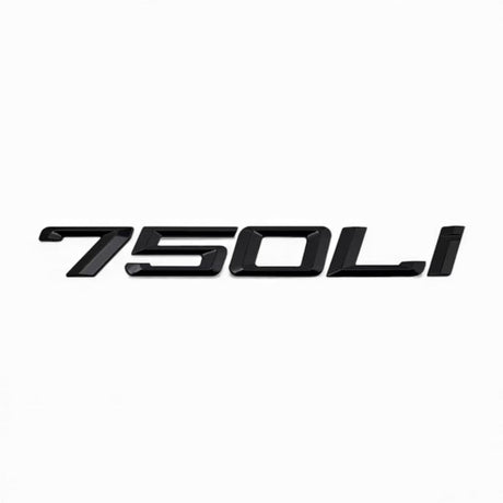 Logo de coffre noir badges pour BMW Série 7 (E38, E65, F01), 750Li