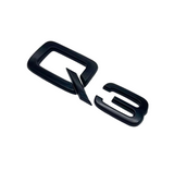 Logo de coffre Q3 noir pour Audi (Black Edition), vue 2
