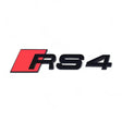 Logo de coffre RS4 noir pour Audi (Black Edition), ancien modèle