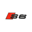 Logo de coffre S6 noir pour Audi (Black Edition), ancien modèle