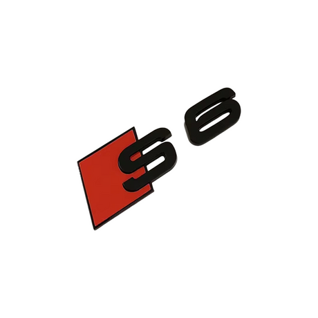 Logo de coffre S6 noir pour Audi (Black Edition), vue 2