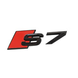 Logo de coffre S7 noir pour Audi (Black Edition)