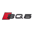 Logo de coffre SQ5 noir pour Audi (Black Edition)