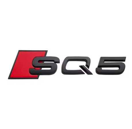 Logo de coffre SQ5 noir pour Audi (Black Edition)