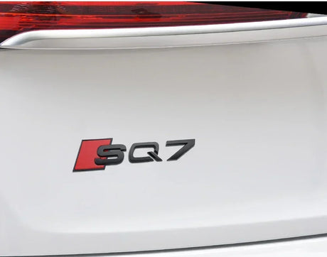 Logo de coffre SQ7 noir pour Audi (Black Edition), vue 2