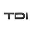 Logo de coffre TDI noir pour Audi (Black Edition), moderne